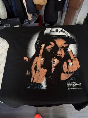 Snoop Dogg Graphic Tee - Black with Color Print